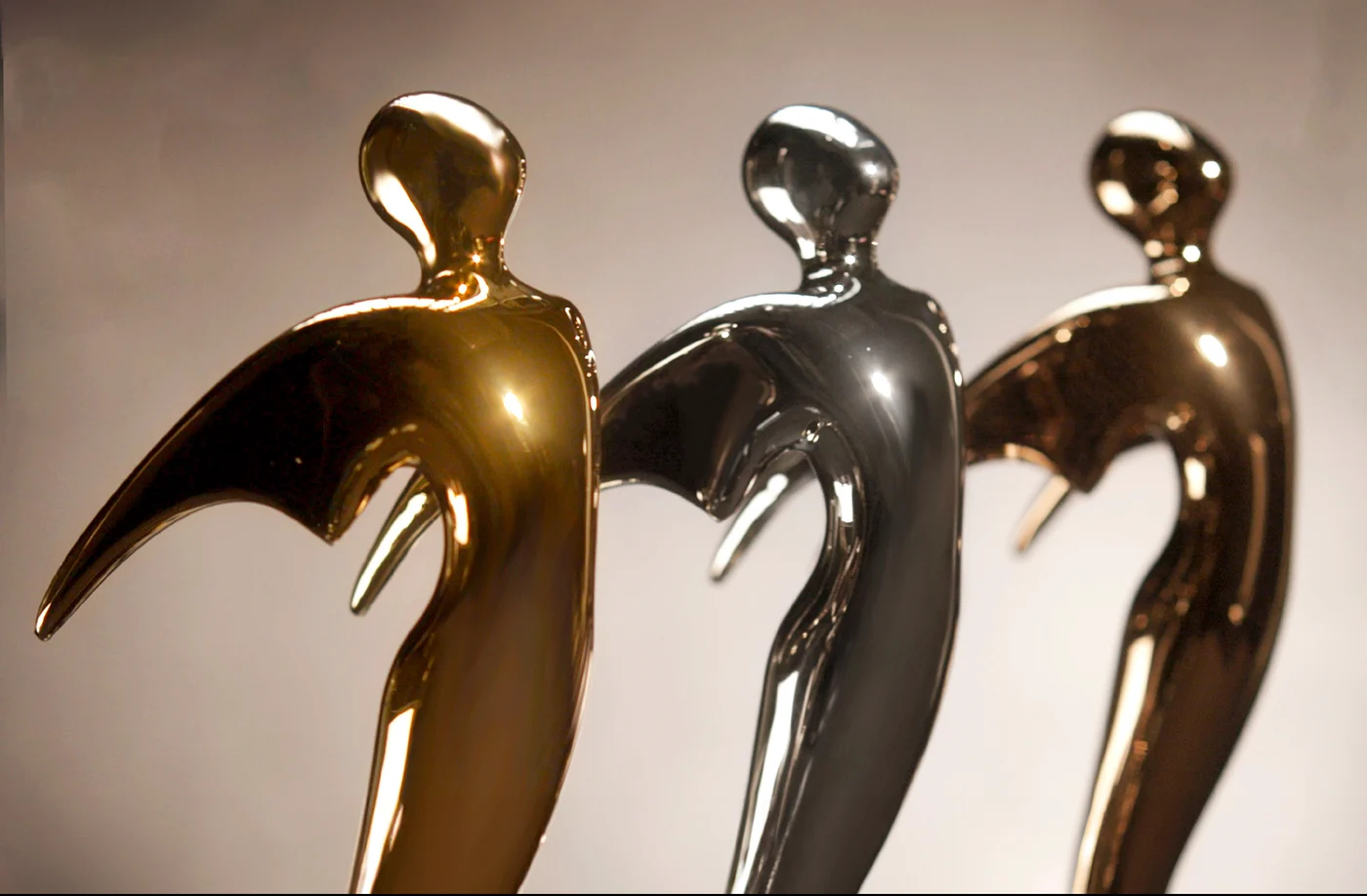 Telly award sculptures